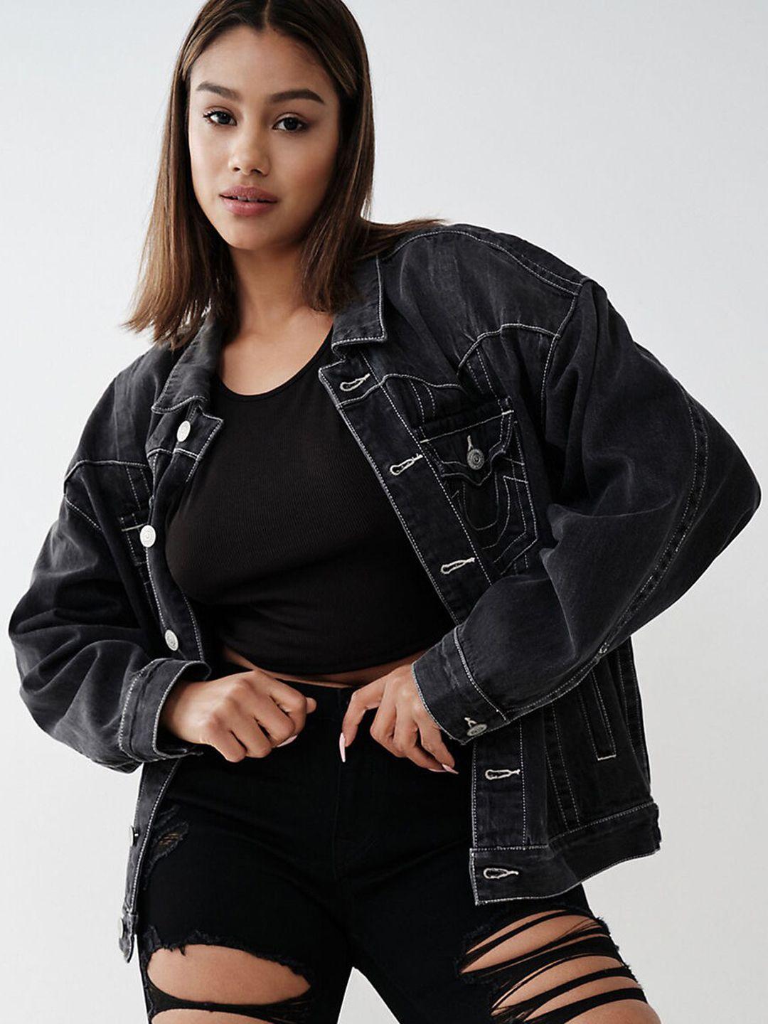 true religion women denim jacket