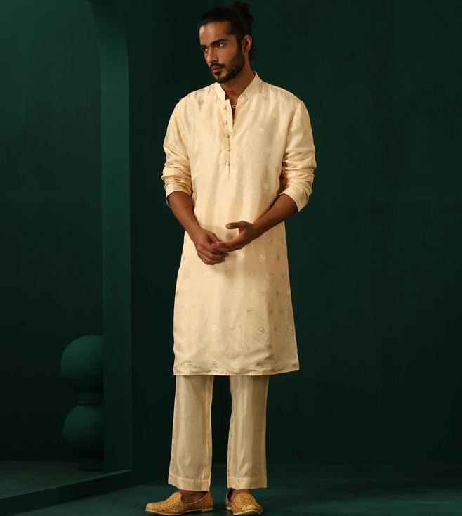 truebrowns ivory rutba kurta