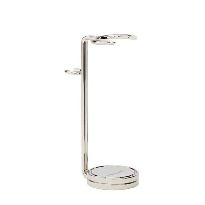 truefitt & hill double wire razor and brush stand chrome