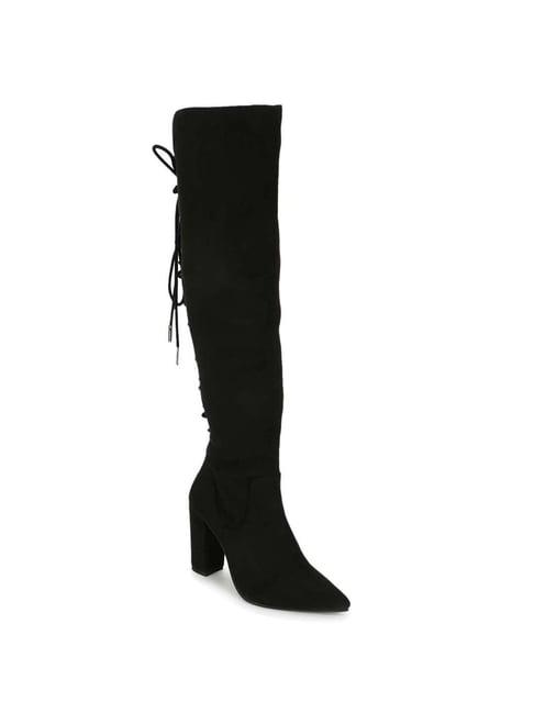 truffle collection women's black casual booties