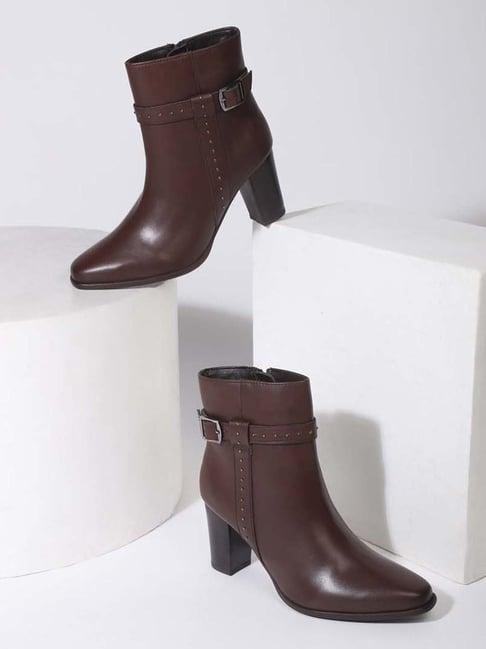 truffle collection women's brown casual boots