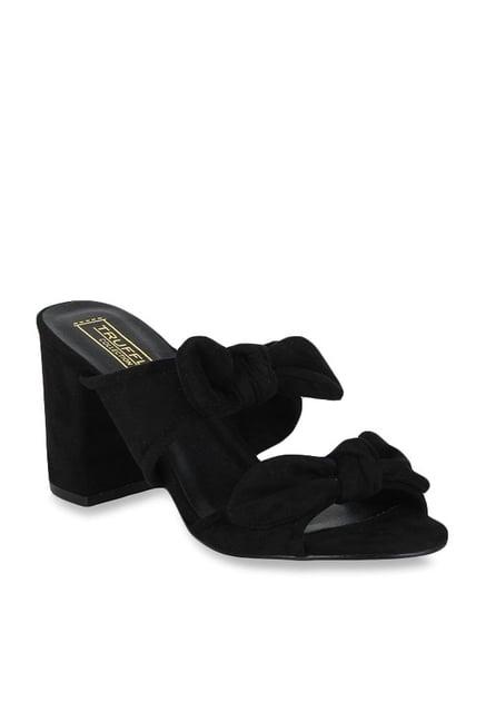 truffle collection black casual sandals
