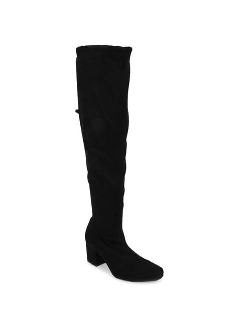 truffle collection women's black casual booties