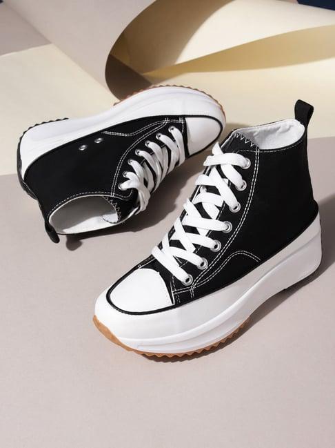 truffle collection women's black sneakers