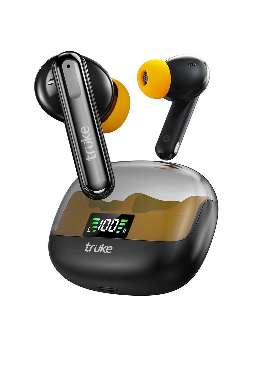 truke buds vibe true wireless in ear earbuds with 35db real anc + quad mic enc