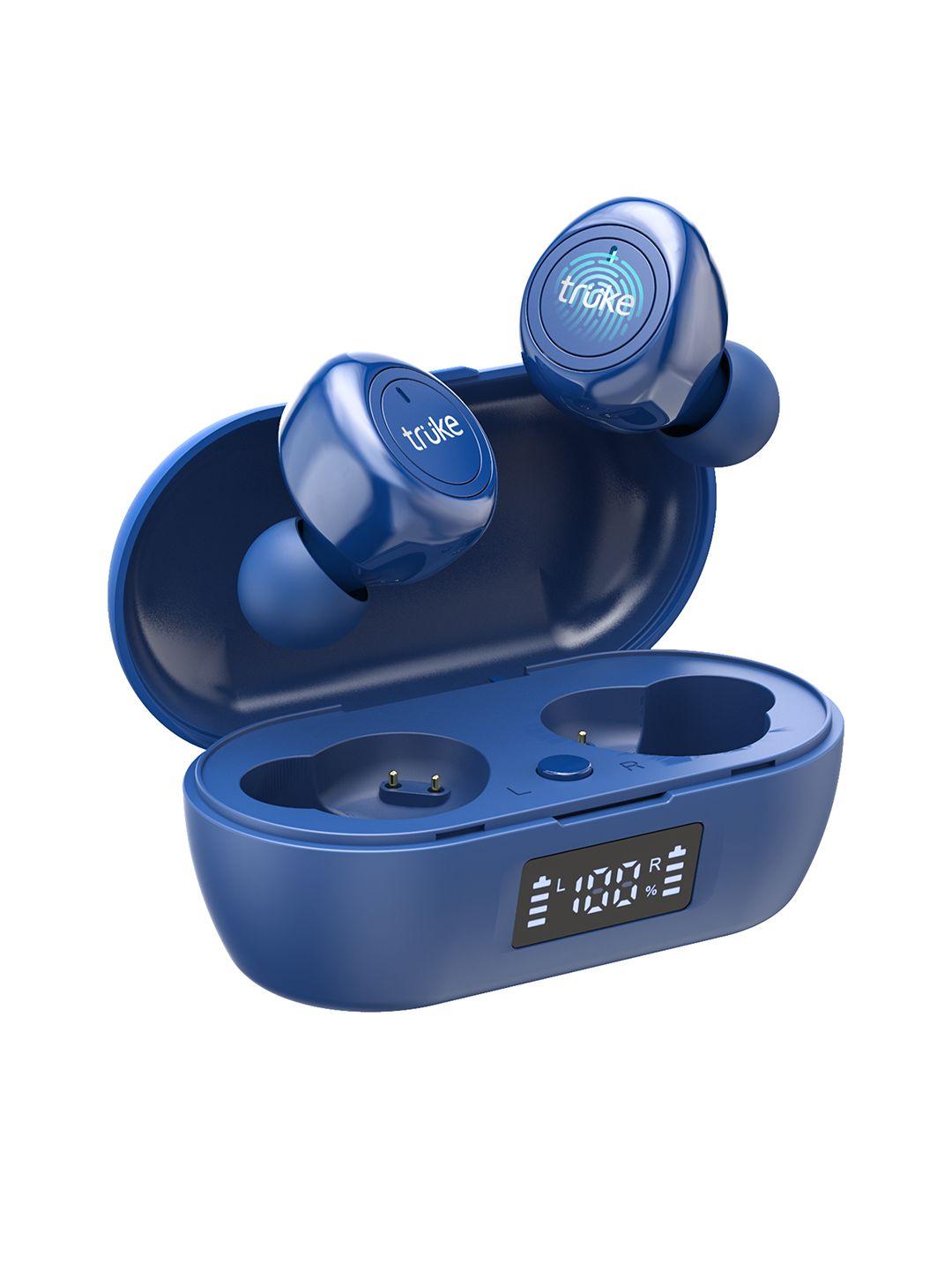 truke fit 1+ true wireless earbuds - blue