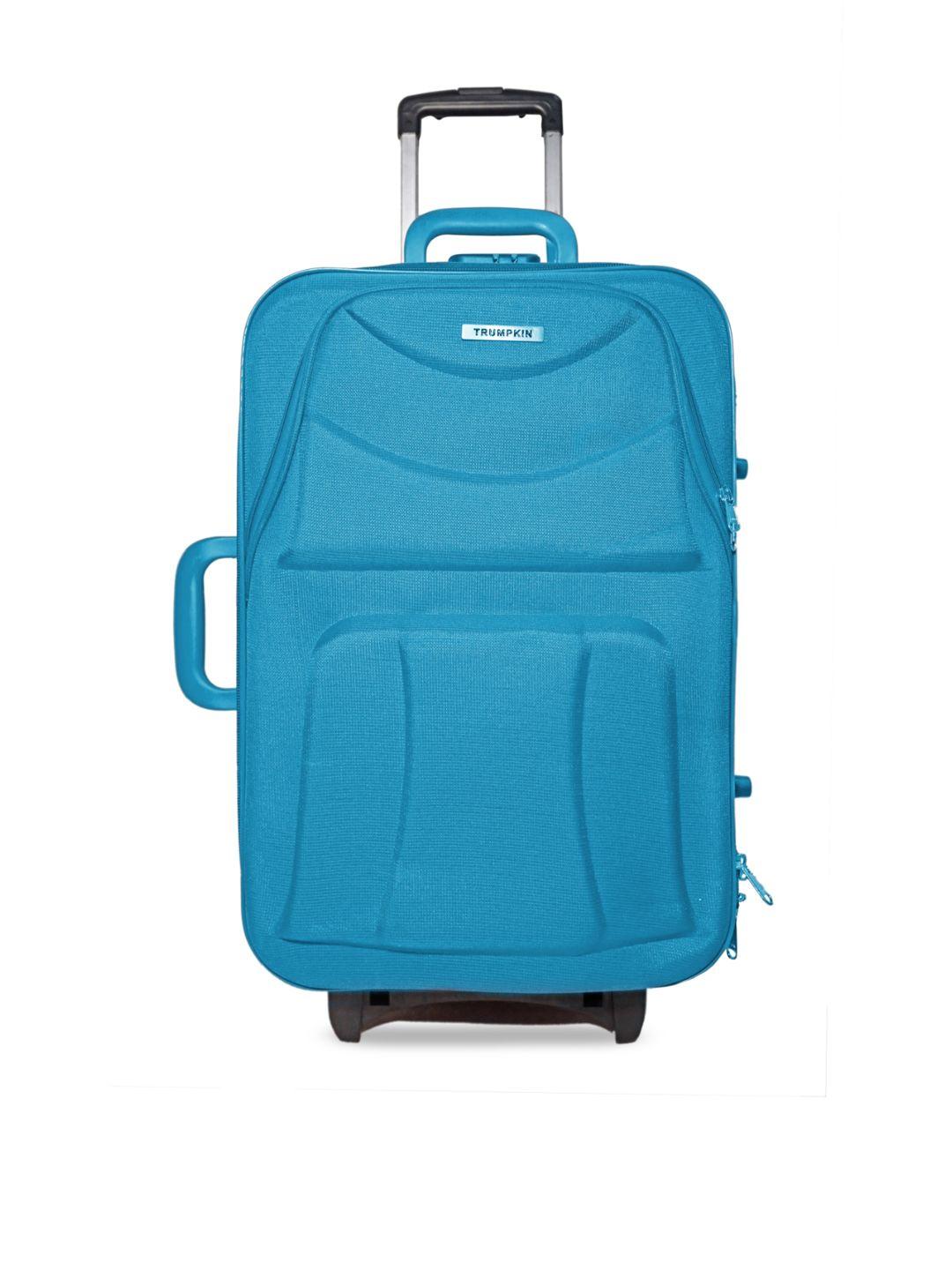 trumpkin blue soft-sided medium trolley duffle bag