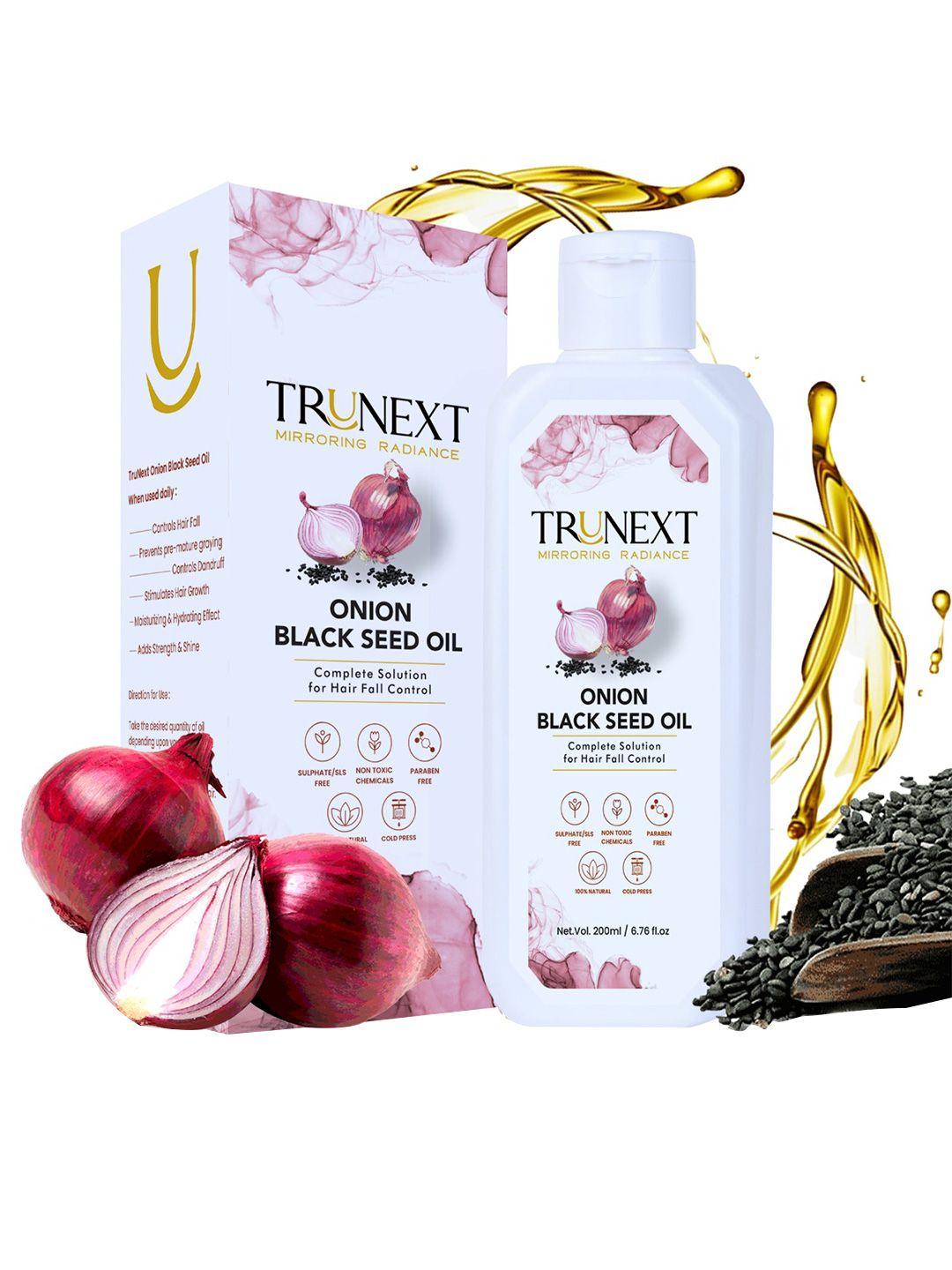 trunext onion black seed hair oil 200 ml