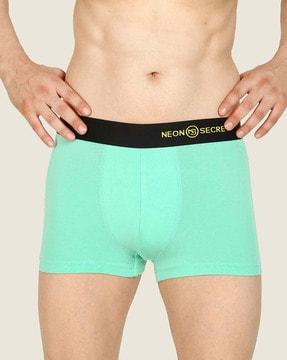 trunks with brand knit waistband