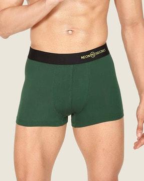 trunks with brand knit waistband