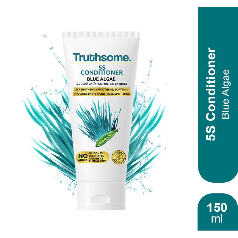 truthsome 5s conditioner with blue algae and infused with pea protein extracts