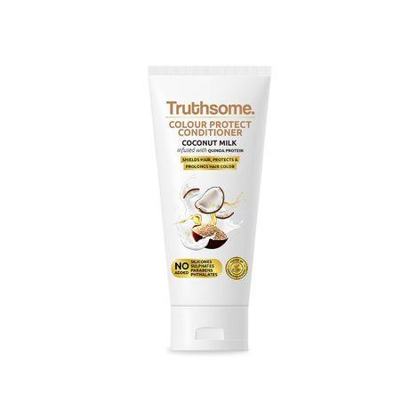 truthsome color protect conditioner with quinoa protein and infused with coconut milk, no added – parabens, sulphates, silicones & phthalates for 150 ml