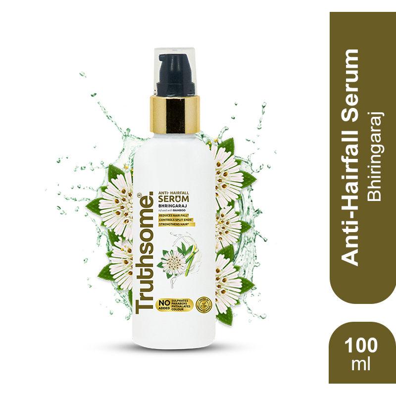 truthsome anti-hair fall serum with bhringaraj and infused with bamboo oil