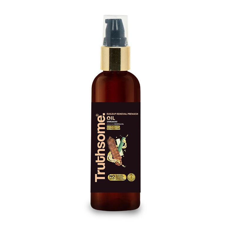 truthsome build-up removal oil infused with shikakai and moringa