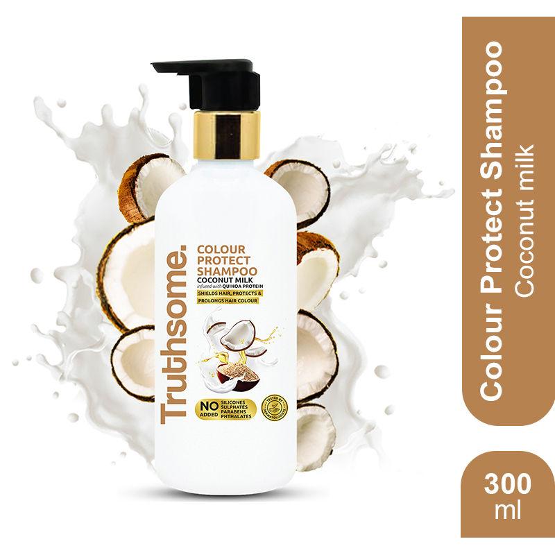 truthsome color protect shampoo with quinoa protein & coconut milk