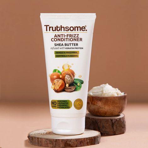 truthsome.anti-frizz conditioner shea butter infused with keratin protein tangle & free,controls flyaways