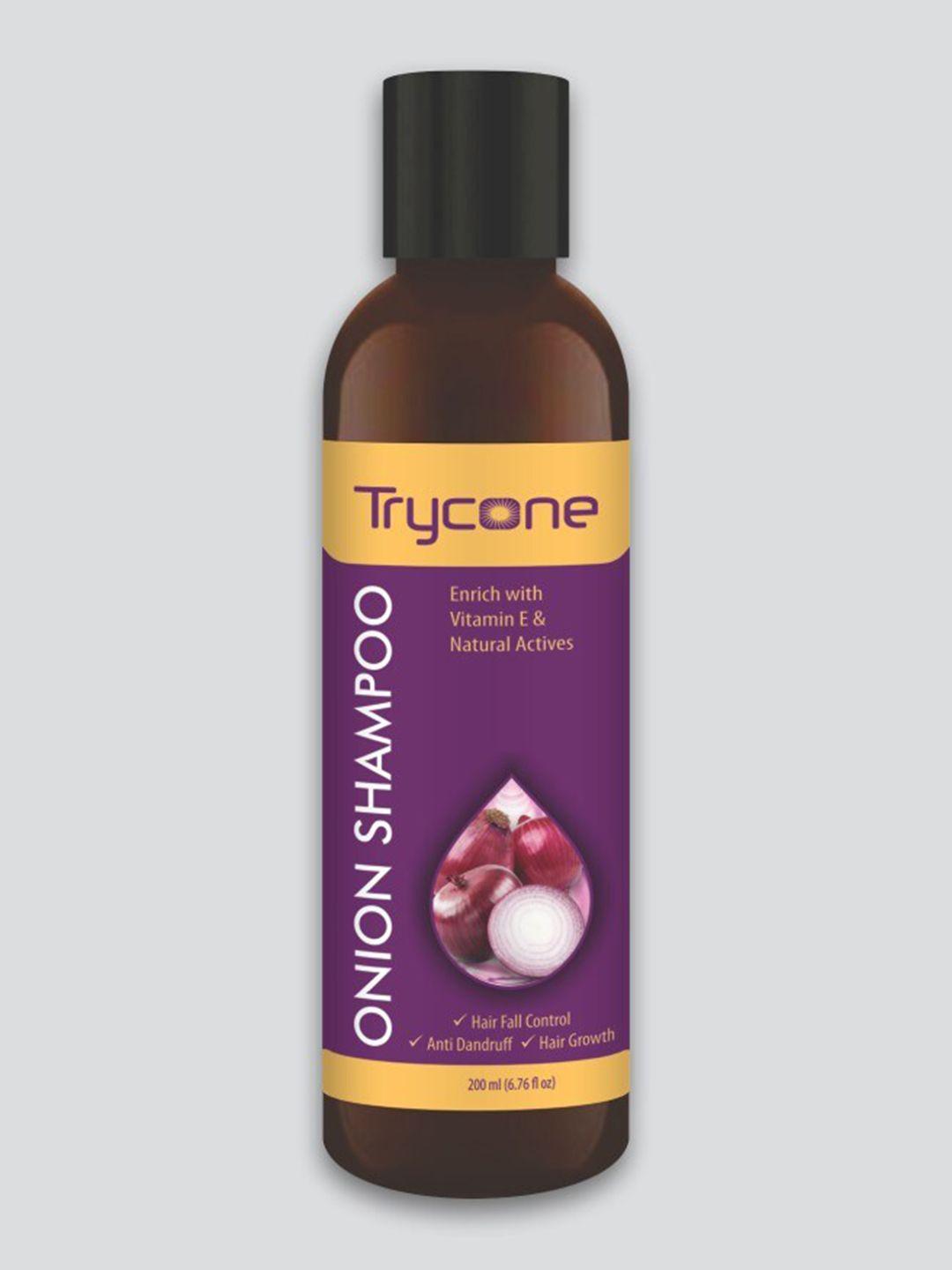 trycone onion shampoo with vitamin e - 200ml