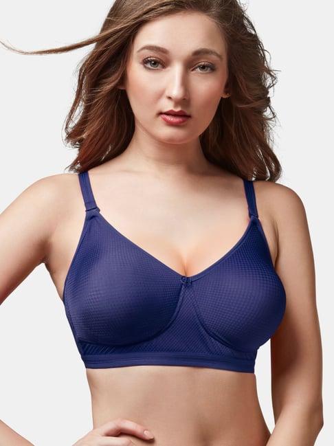 trylo-oh-so-pretty you! navy non wired non padded plunge bra