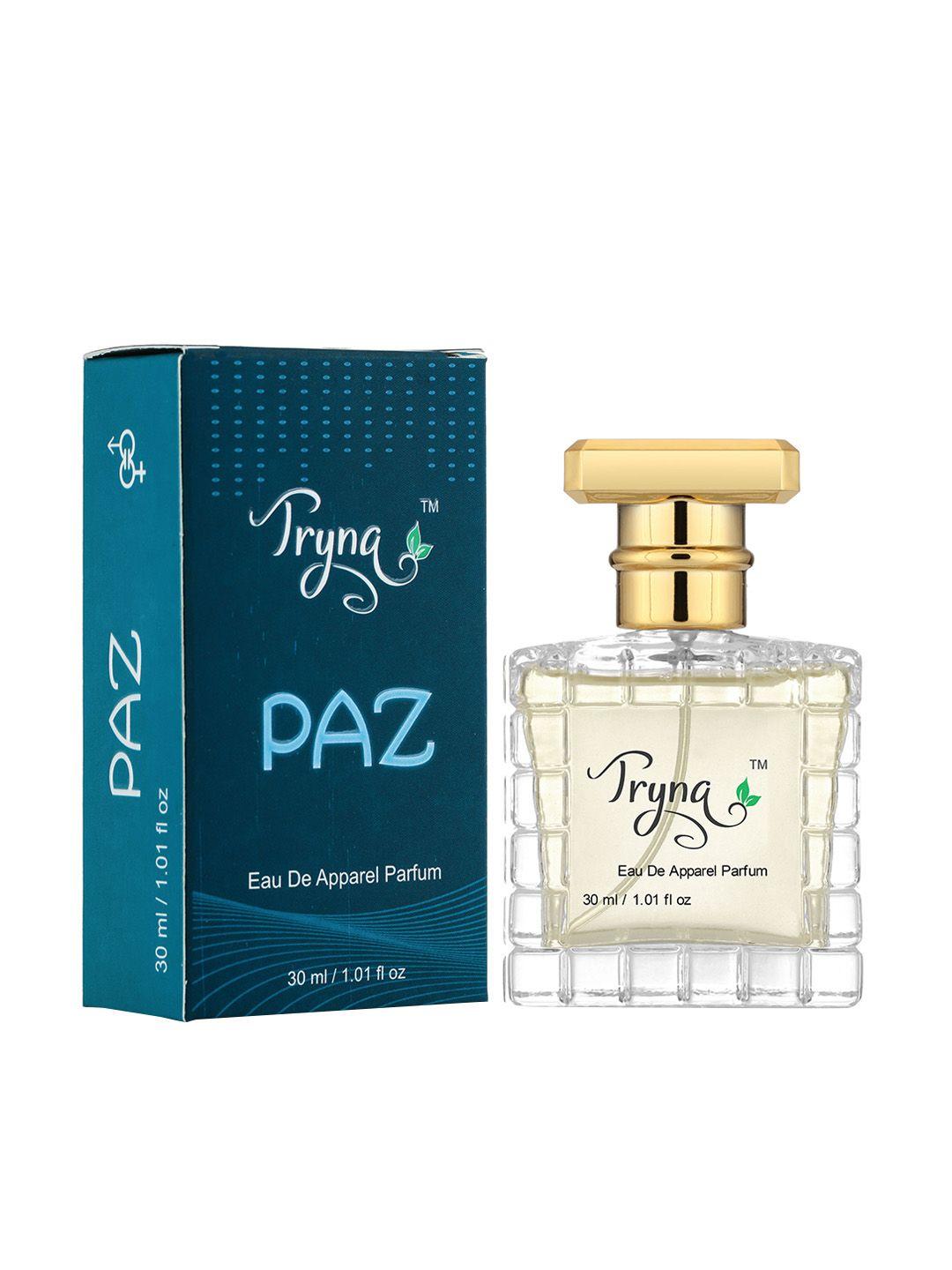 tryna unisex paz eau de apparel perfume 30 ml