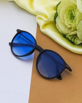 ts-2609-blu uv-protected circular sunglasses