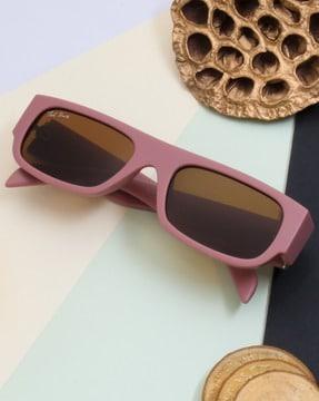 ts-2855-c4 uv-protected rectangular sunglasses