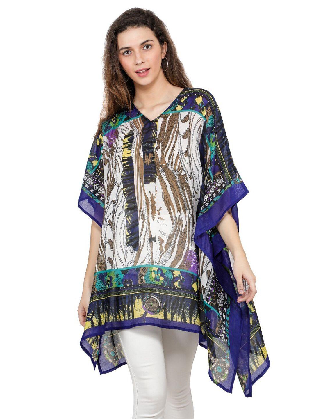 tsm blue kaftan dress