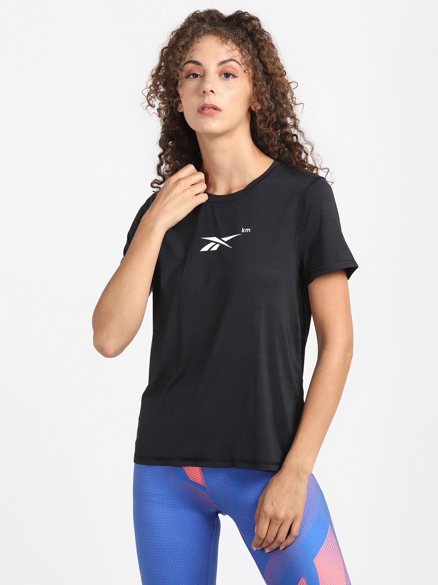 tsr ss ac tee black running t-shirt