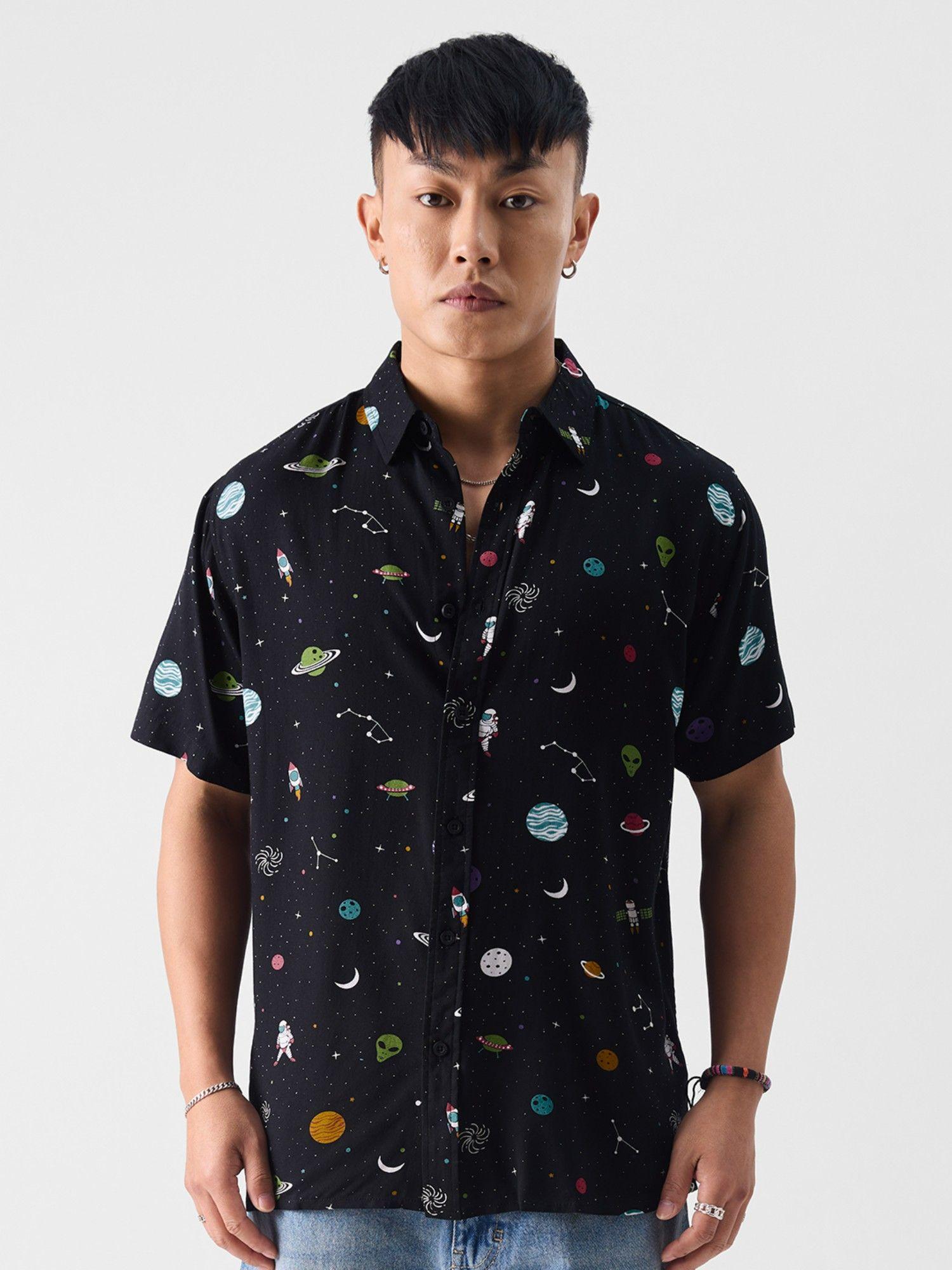 tss originals: outer space half sleeve shirts for mens