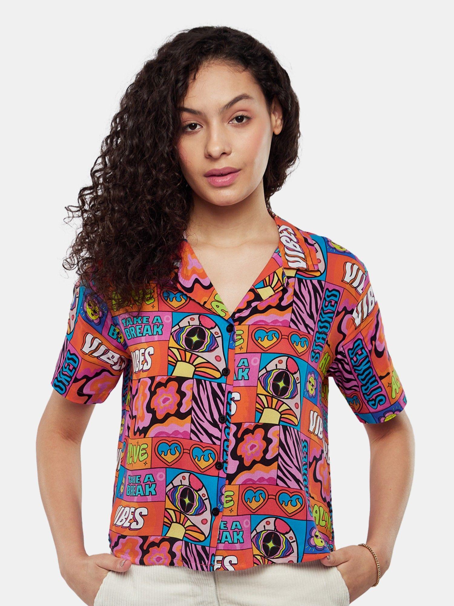 tss originals mushroom vibes women summer shirt