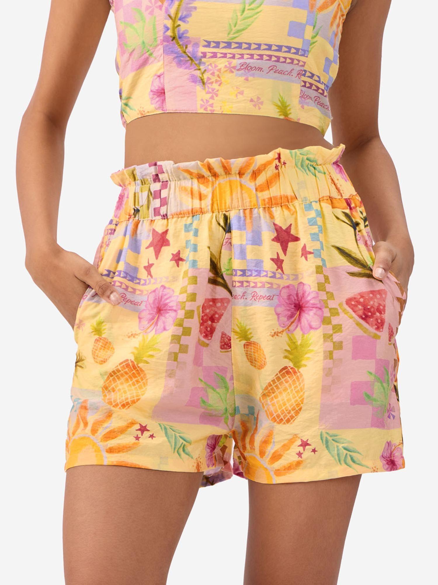 tss originals tropical summer women shorts