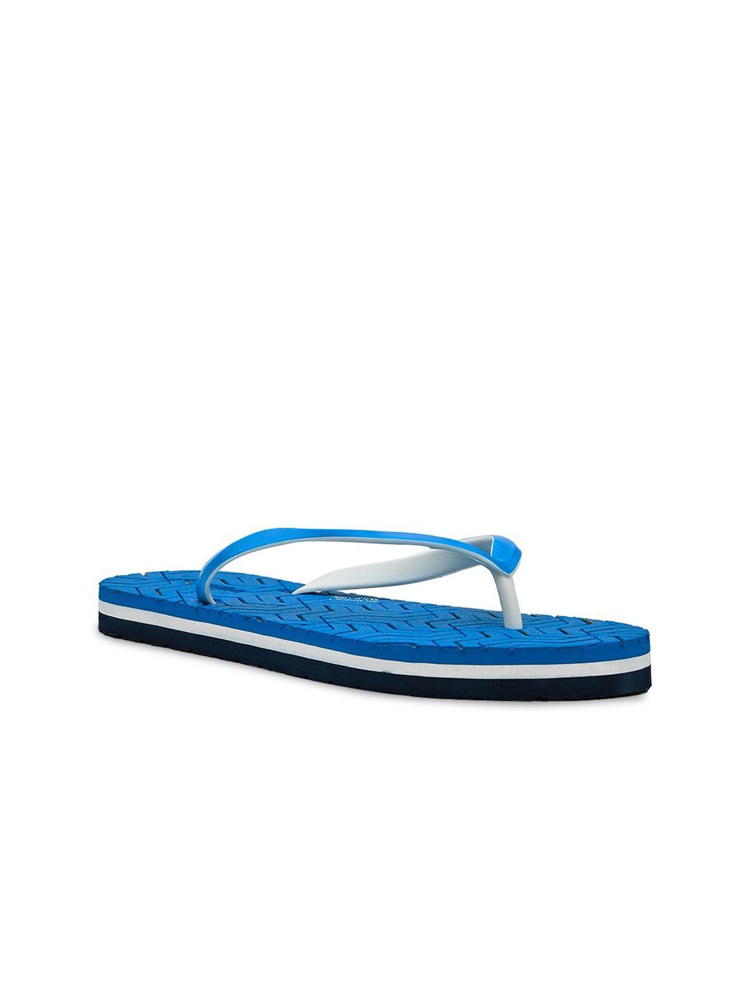 tucson women blue rubber thong flip-flops