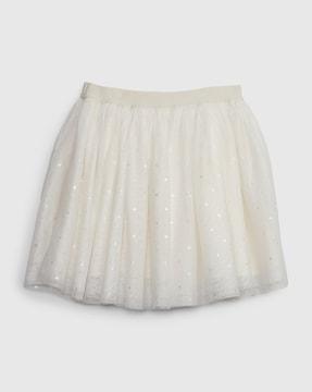 tulle skirt with elasticated waist