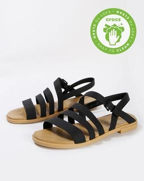 tulum multi-strap slingback flat sandals