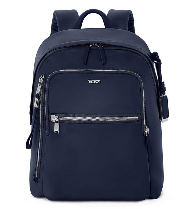 tumi blue voyageur halse medium backpack