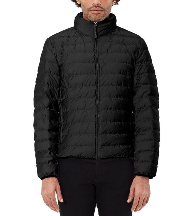 tumi black pax preston regular fit puffer jacket