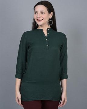 tunic with 3/4th sleeves