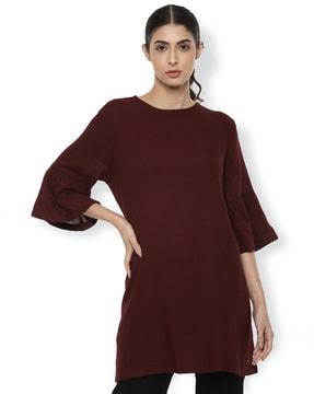 tunic with bell sleeves
