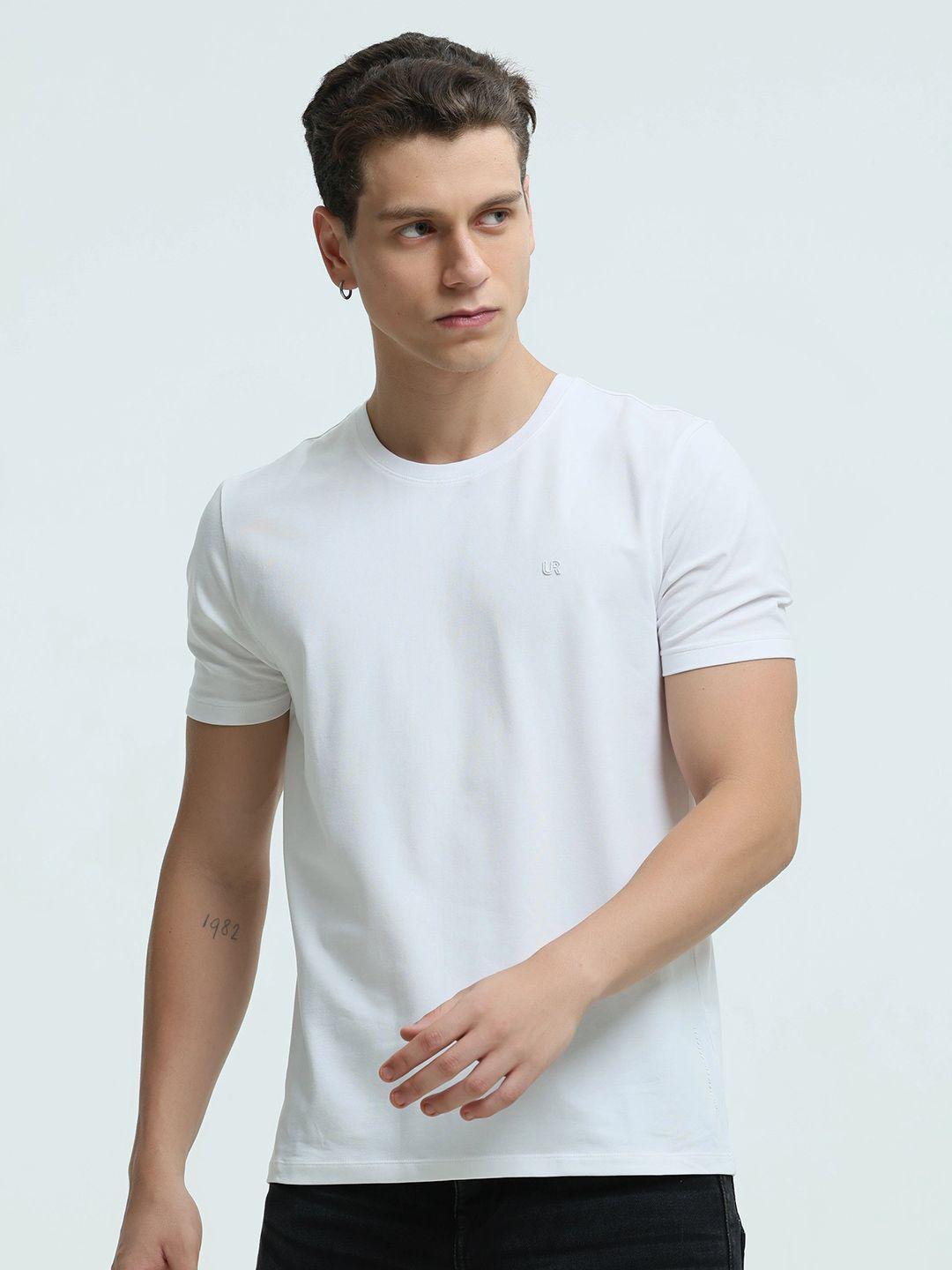 turms slim fit round neck short sleeves anti odour t-shirt