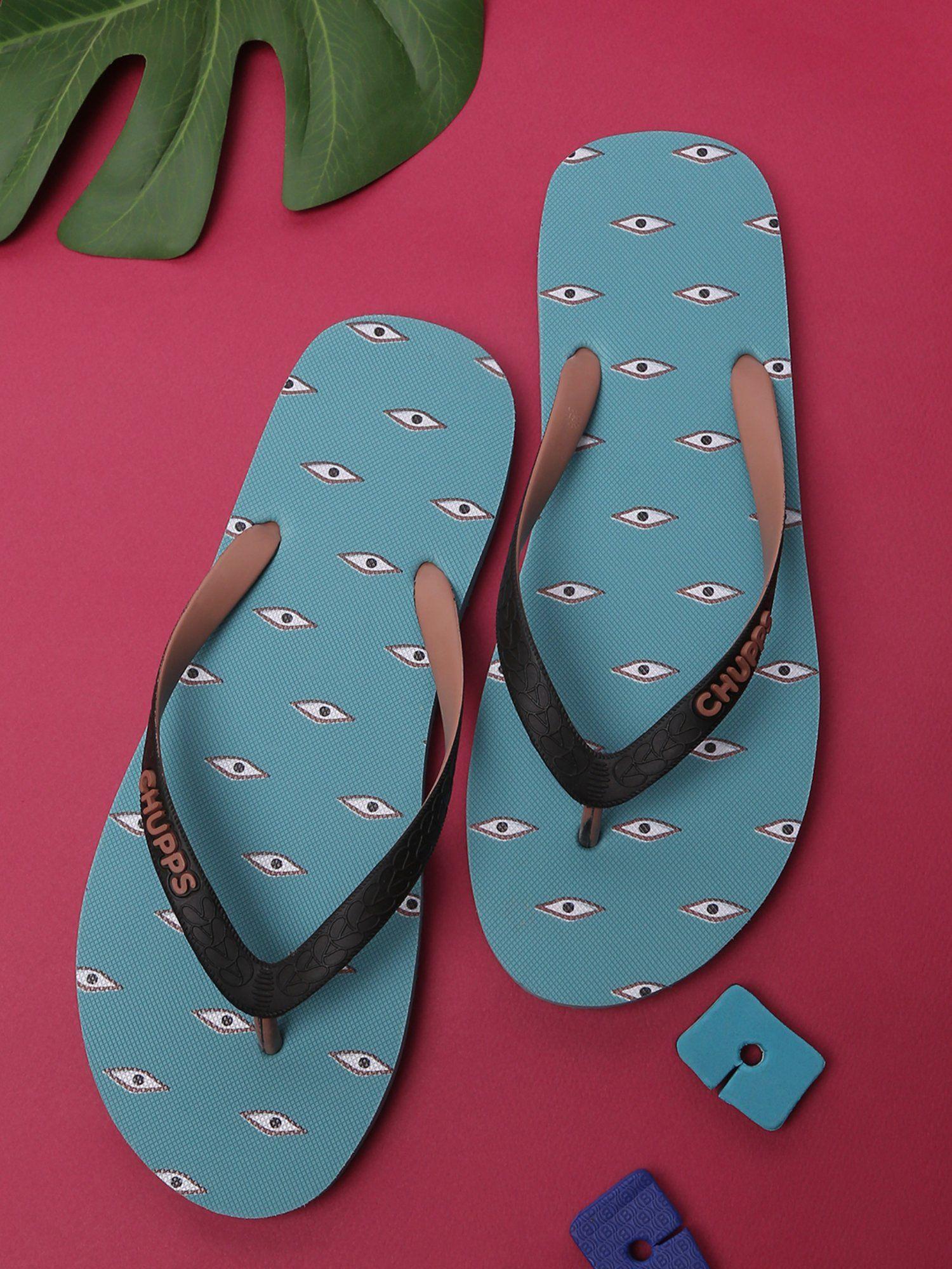turquoise-graphic-indian-impressions-rubber-flipflops