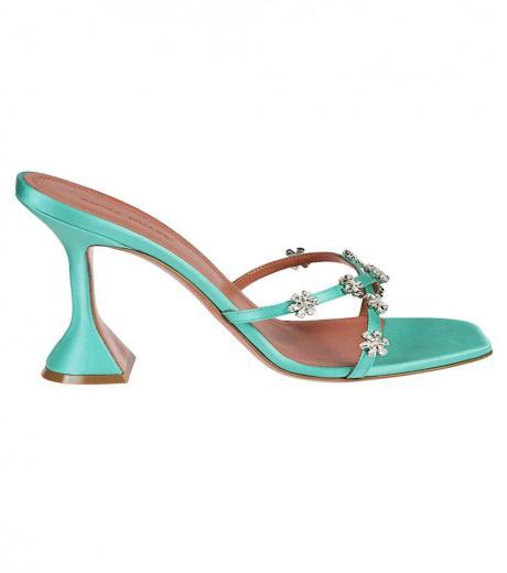 turquoise turquoise lily slip on heels