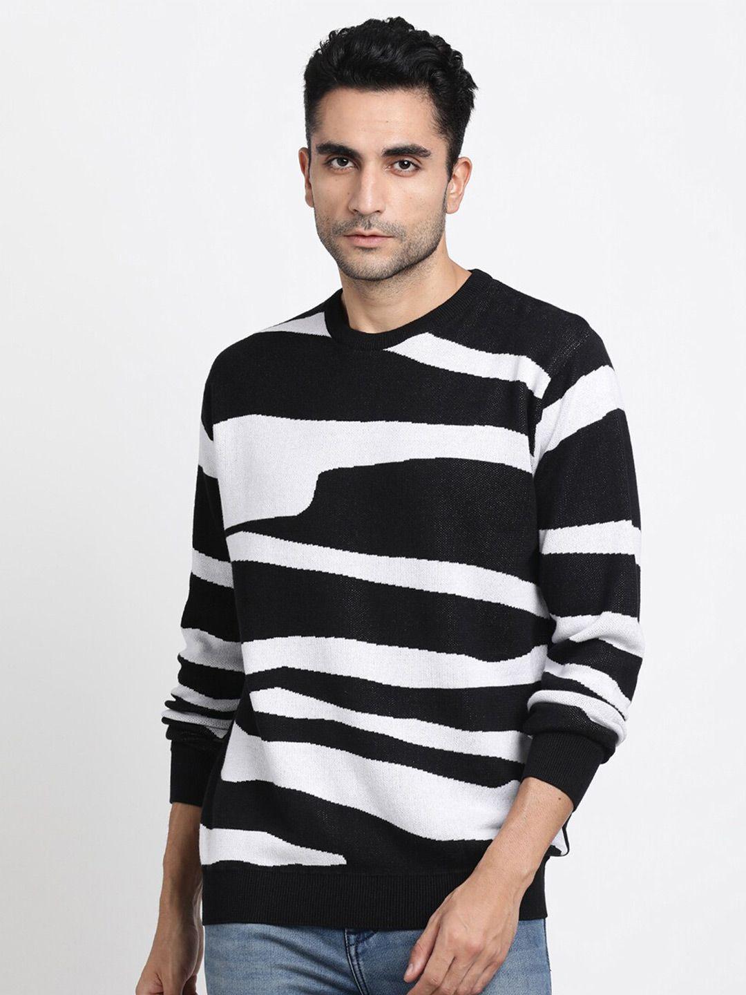 turtle striped regular fit cotton pullover