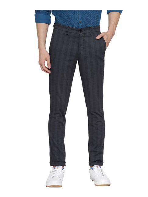 turtle black checks trousers