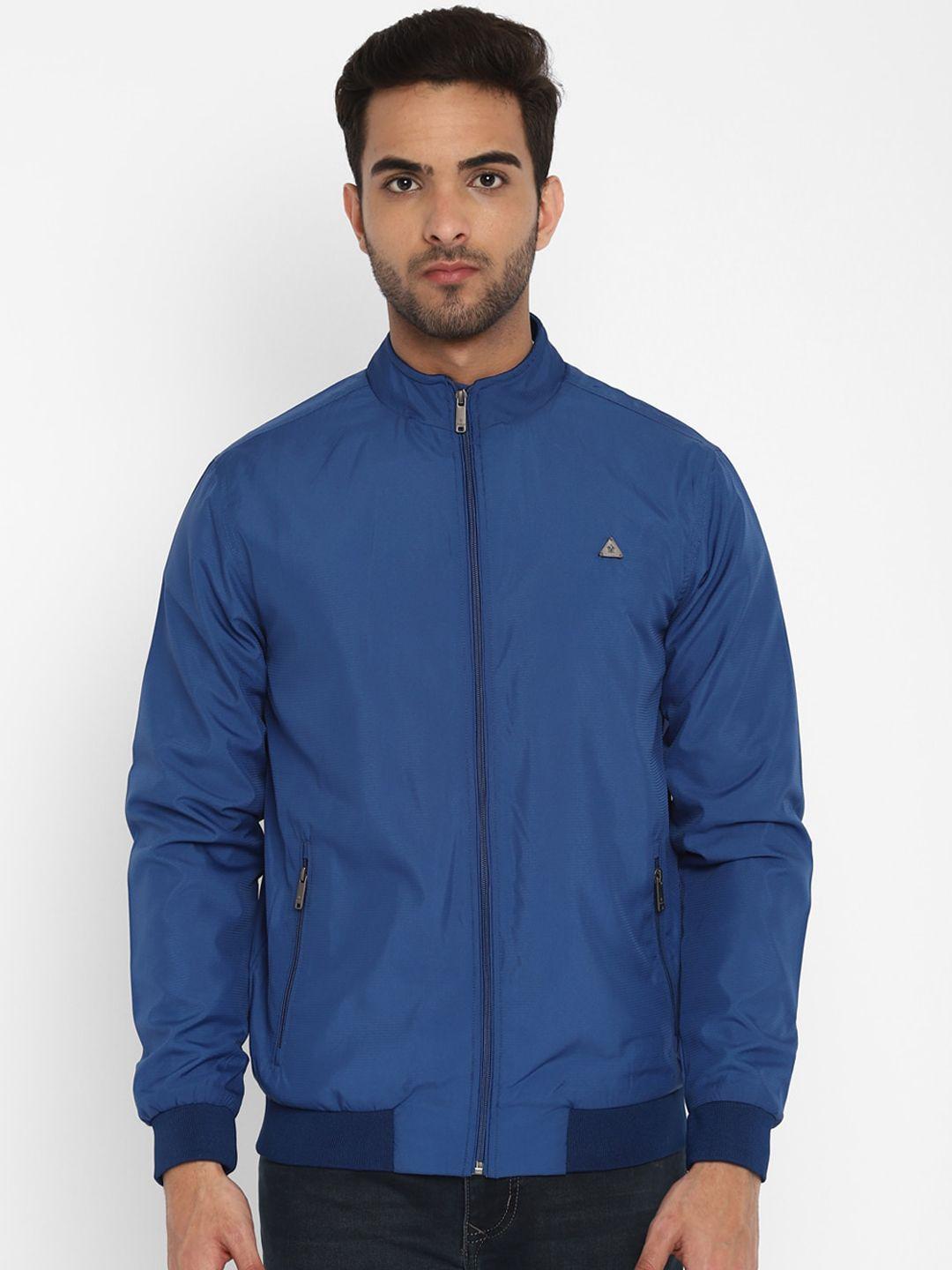 turtle men blue windcheater outdoor bomber jacket