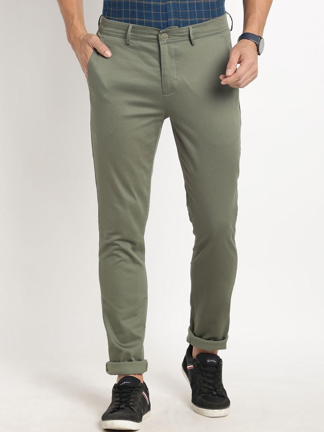 turtle men relaxed tapered fit stretchable trousers