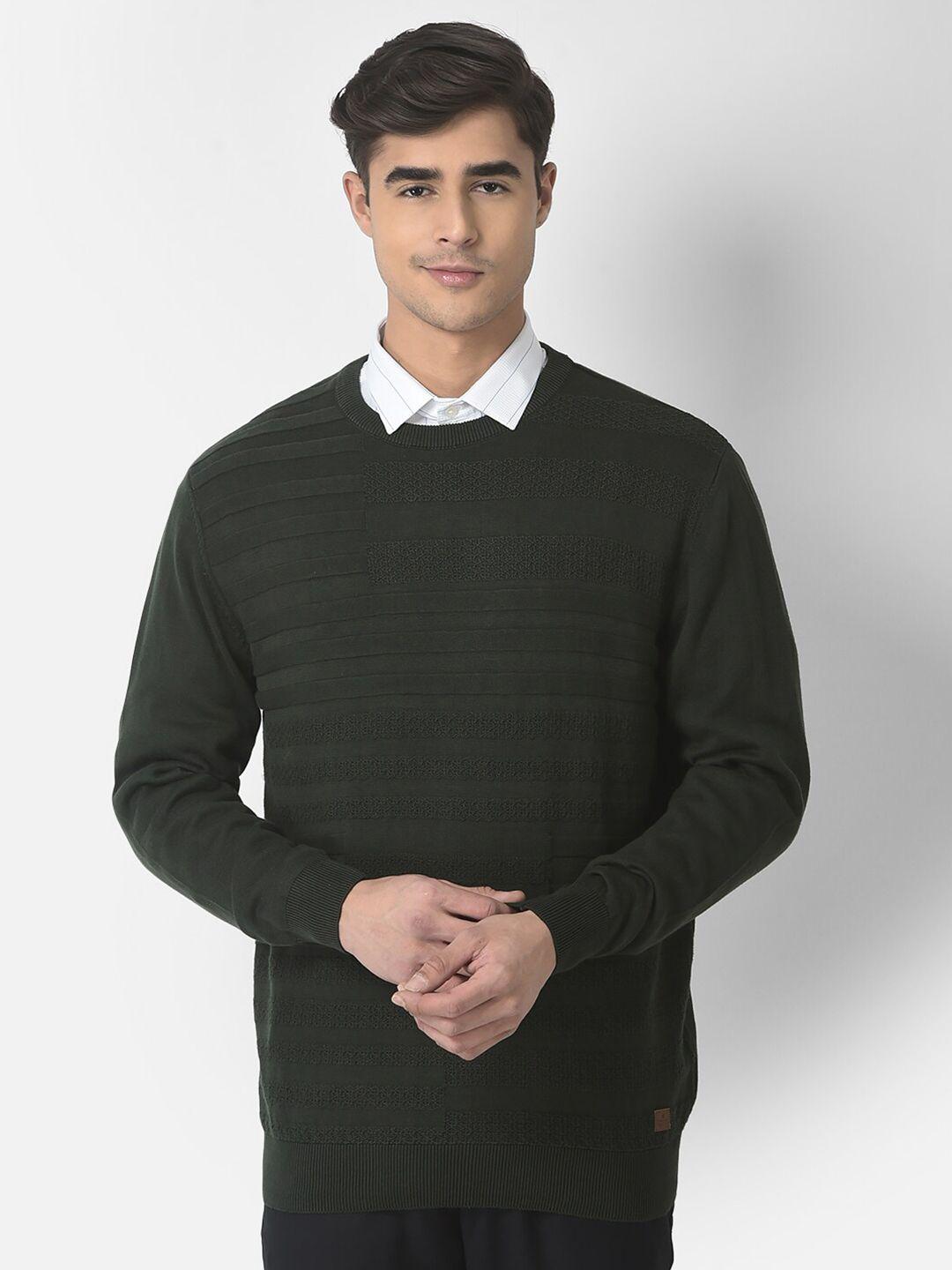 turtle men striped cotton pullover sweater
