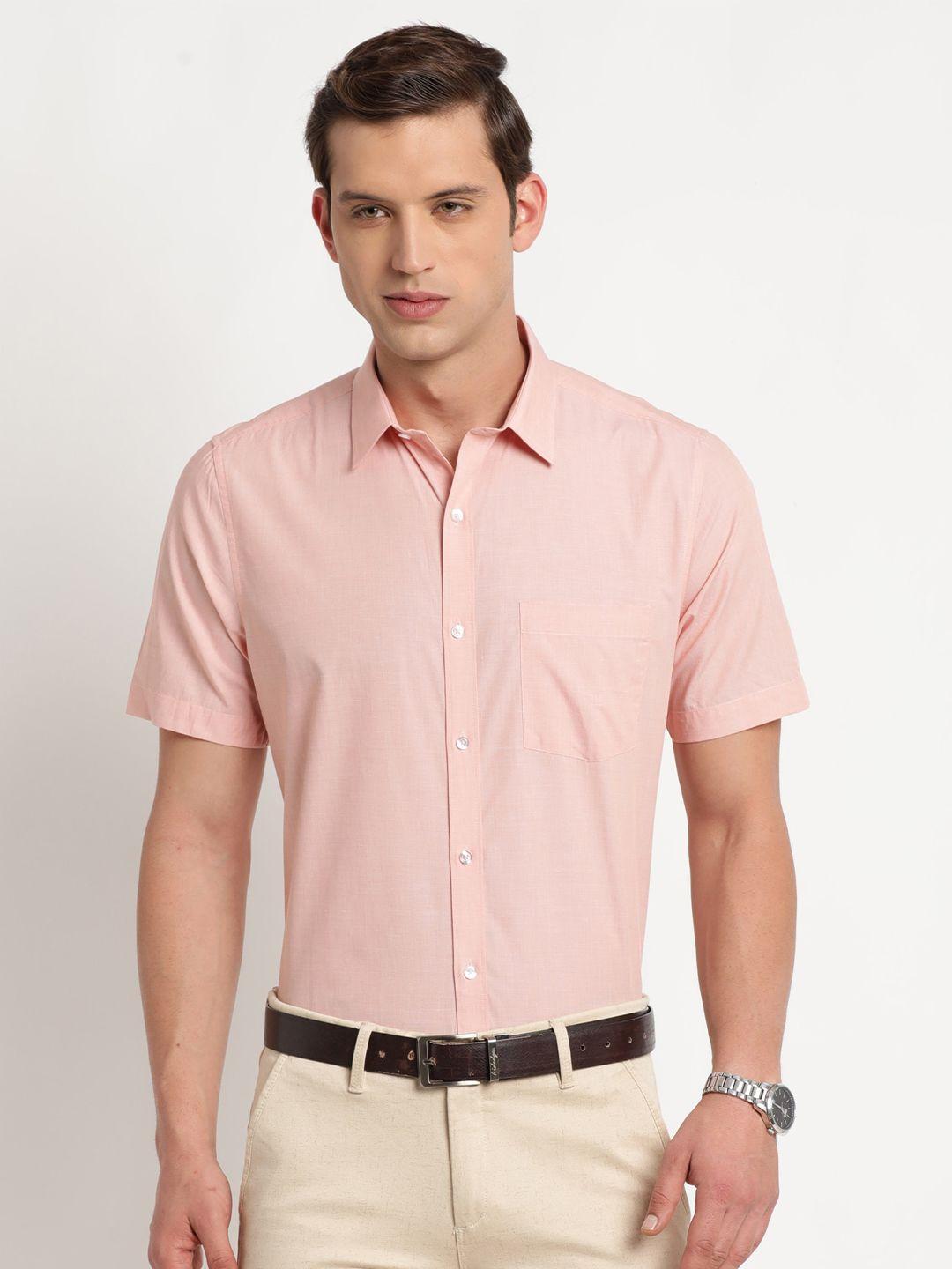 turtle modern regular fit cutaway collar cotton formal shirt