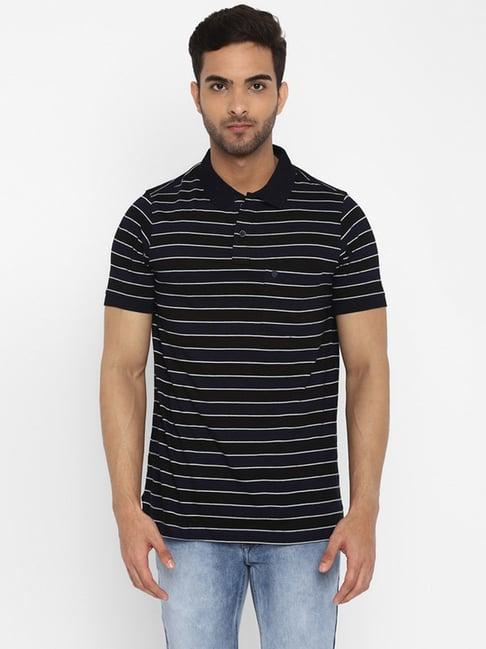 turtle navy slim fit striped polo t-shirt