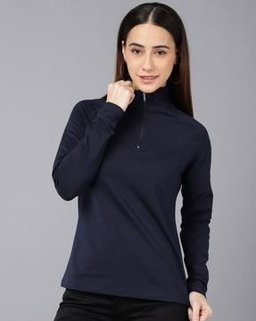 turtle-neck slim fit t-shirt