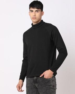 turtle neck slim fit t-shirt