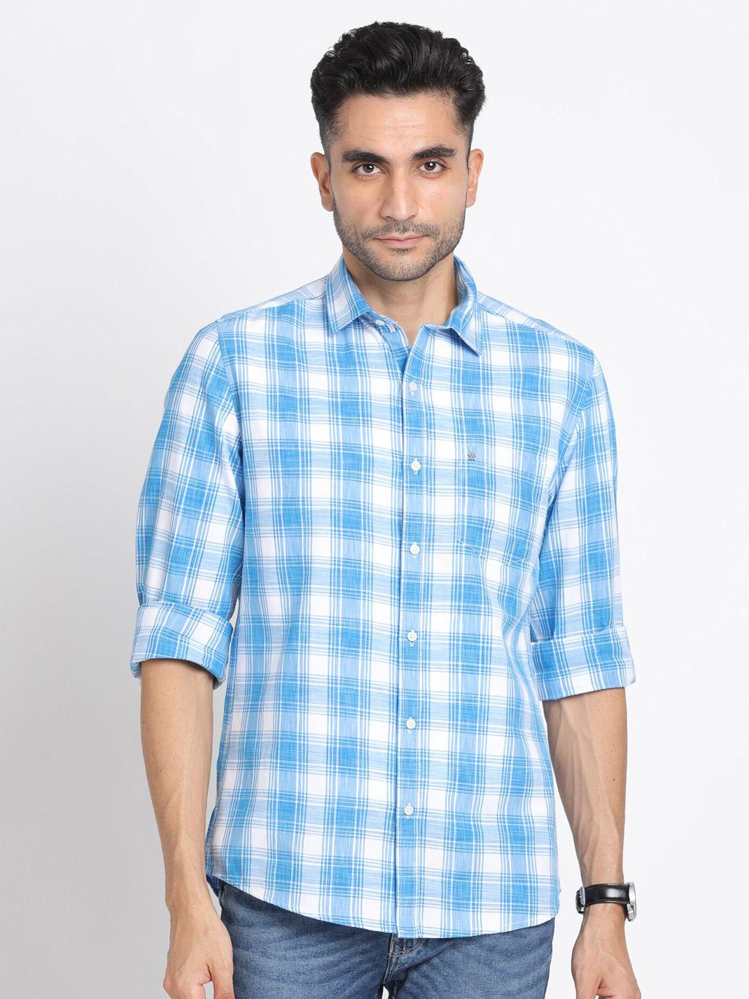 turtle relaxed regular fit checked casual shirt